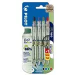 Set 3 Bolígrafos Pilot EcoBall X3+1 con base de aceite