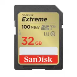 Tarjeta de memoria SDXC Sandisk Extreme 32GB 100MB
