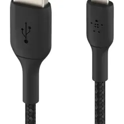 Cable Belkin BoostCharge Lightning a USB-A Negro 15 cm