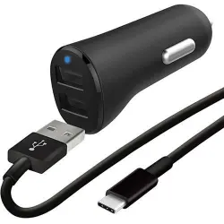 Cargador de coche Wefix USB + USB-C PD