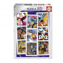 Educa Borrás - Puzzle 1000 Piezas Collage Disney 100 Educa Borrás.