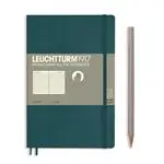 Libreta Leuchtturm Paperback B6 Líneas Tapa blanda  Verde pacífico