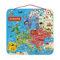 Mapa De Europa Mágnetico Versión Española De Janod
