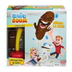 Mattel Games - Baño Boom, ¡Atrapa La Caca!, Juego De Mesa Infantil