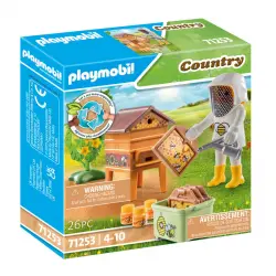 Playmobil - Apicultora Con Colmena De Abejas Country