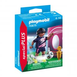 Playmobil - Futbolista Con Muro De Gol Special Plus