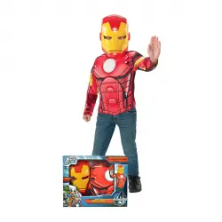 Rubies - Disfraz Infantil Iron Man Pecho-Masc Caja Marvel