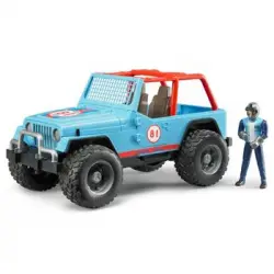 Todoterreno Land Rover+conductor Jeep Cross-country 1:16 02541 Bruder