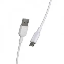 Cable Muvit for change  USB-A a USB-C Blanco 3 m