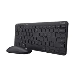 Combo teclado + Ratón inalámbricos Trust Lyra Negro