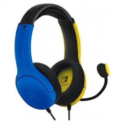 Headset gaming PDP LVL40 Azul/Amarillo Nintendo Switch