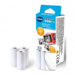 VTech - Pack 5 Rollos Recambio De Papel Térmico (3 Térm. Y 2 Pegatina) Para Print Cam De