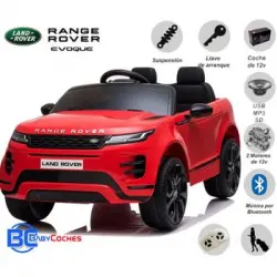 Coches Eléctricos Para Niños Range Rover (licencia Oficial), Coches De Batería 12v, Música Por Bluetooth, Suspensión, Coches Eléctricos Con Mando