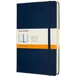 Cuaderno Moleskine Classic large rayas tapa dura azul zafiro - Versión expanded