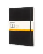 Cuaderno Moleskine XL Pautado Negro