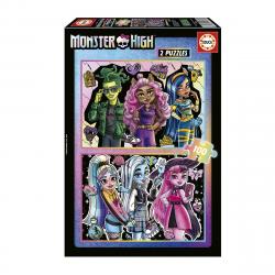 Educa Borrás - Puzzle 2X100 Piezas Monster High  Educa Borrás.