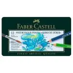 Estuche metálico Faber-Castell - 12 ecolápices acuarelables multicolor