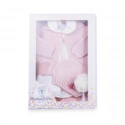 Marina&Pau - Conjunto Para Muñeca Estuche Vestido Newborn Pink