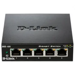 Switch D-Link DGS-105 5 Puertos Gigabit Ethernet Metálico