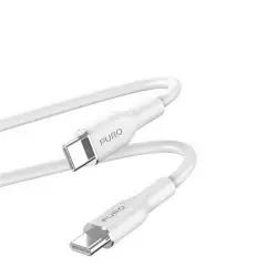 Cable Puro Icon USB-C a USB-C Blanco 1,5 m