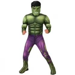 Disfraz De Hulk Musculoso Deluxe Infantil
