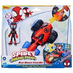 Marvel Spidey And His Amazing Friends - Tecno-moto Luminosa - Figura - Spidey And His Amaz
