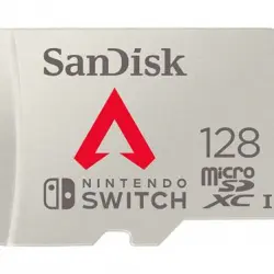 Tarjeta de memoria Sandisk SDSQXAO microSDXC 128GB para Nintendo Switch