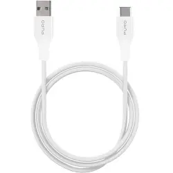 Cable Puro USB-C/USB-A Blanco 1 m