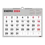 Calendario de pared 2024 Miquelrius Basic A3 Números grandes