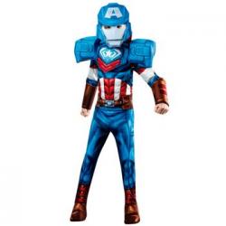 Disfraz De Capitán América Mech Strike Infantil
