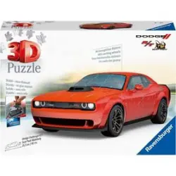 Dodge Challenger Scat Pack Red 3d Puzzle
