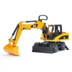 Excavadora De Ruedas Cat 1:16 02445 Bruder