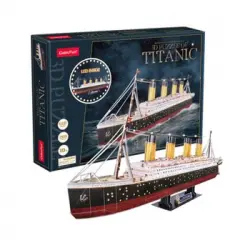 Puzzle Titanic Led 3d Cúbico Divertido