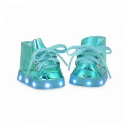 Zapatillas Luminosas Azules Para Muñeca Our Generation 46cm