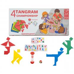 Aquamarine Games - Juego De Mesa 4 Tangram Championship