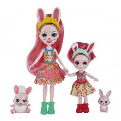 Enchantimals - Muñecas Hermanas Bree Y Bedelia Bunny Con Mascota Conejito