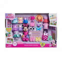 Just Play Products - Set de moda Fabulous Fashion Collection 25 accesorios Minnie Mouse Disney Just Play.
