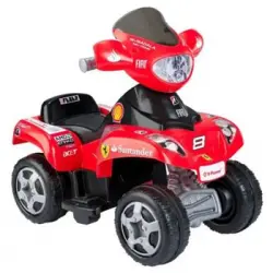 Moto Quad Para Niños Ferrari , 6 V Feber