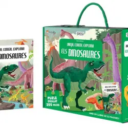 Puzle y Libro Els Dinosaures
