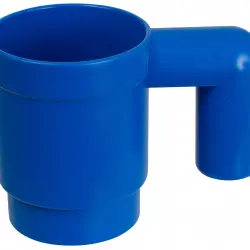 Taza gigante de color azul