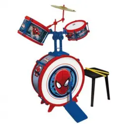 Bateria 3 Elementos Spiderman Marvel Banqueta