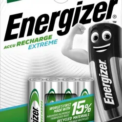 Energizer Pack Pilas Recargables 4xAAA Extreme