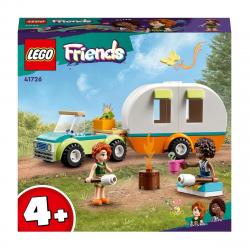 LEGO - Coche De  Y Caravana Para Construir Excursión De Vacaciones Friends