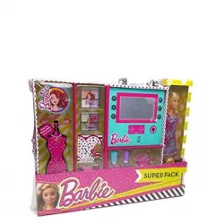 Barbie Pack Estuche Con Luz Y Maquillaje Con Muñeca