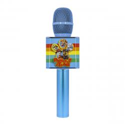 OTL - Micrófono karaoke Patrulla Canina azul inalámbrico con altavoz.