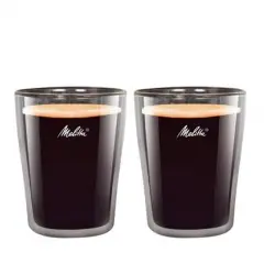 Set 2 vasos medianos de café Melitta 200 ml