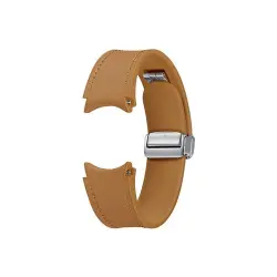 Correa de piel Samsung D-Buckle Hybrid Eco Camel para Galaxy Watch 6 / 6 Classic - Talla S/M