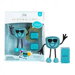 Glo Pals -  Sensorial 1 Personaje + 2 Cubos De Luz Azules Joykids