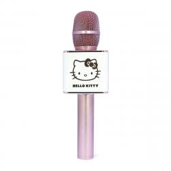 HELLO KITTY - Micrófono karaoke Hello Kitty inalámbrico con altavoz.