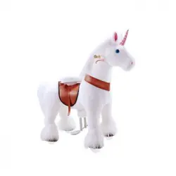 Ponycycle White Unicorn Para Montar Modelo Grande De 4 A 9 Años